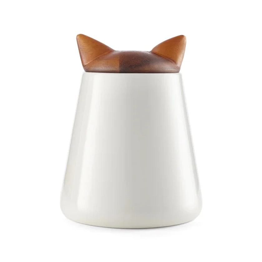 Nambe Cat Treat Jar