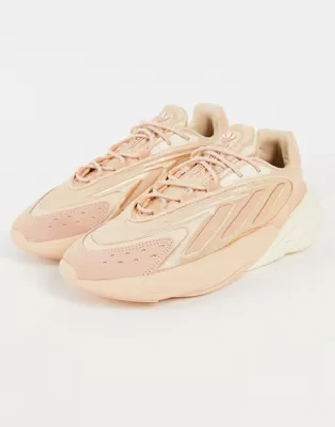 adidas Originals Ozelia trainers in beige and oatmeal | ASOS