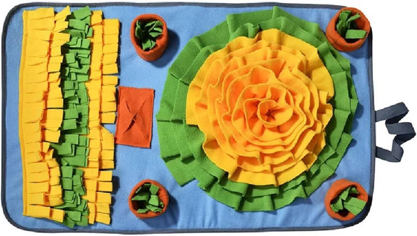 Buy Foodie Puppies Large Snuffle Mat for Dogs | Dog Puzzle Toy Foraging Mat and Interactive Toy for Nose-Work Feeding Encourages Natural Foraging Skills (Rainbow Snuffle Mat) Online at Low Prices in India - Amazon.in