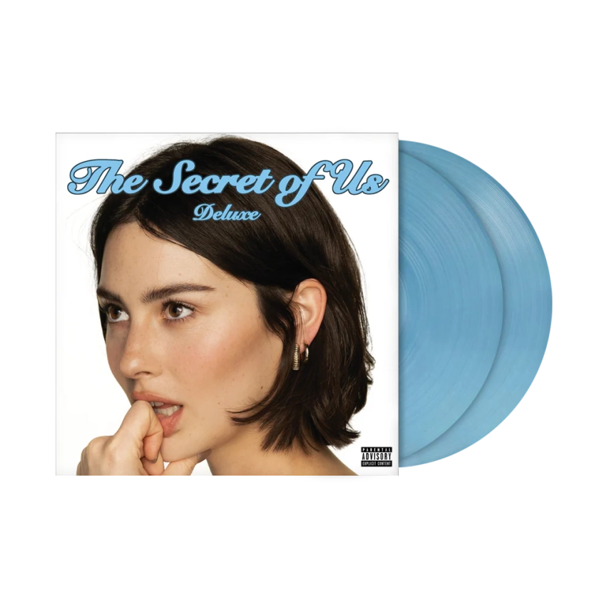 The Secret of Us Deluxe Transparent Blue Vinyl - Gracie Abrams Official Store