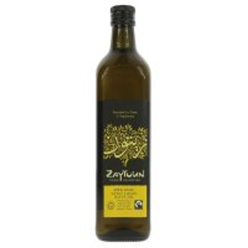 Zaytoun Fairtrade Extra Virgin Olive Oil - 750ml - Zaytoun