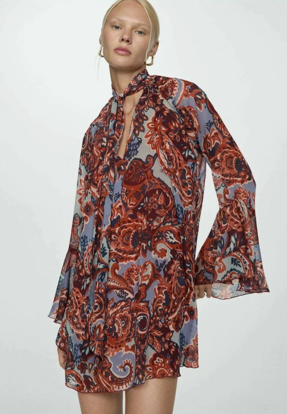 Mango Robe de jour - braun/marron - ZALANDO.FR