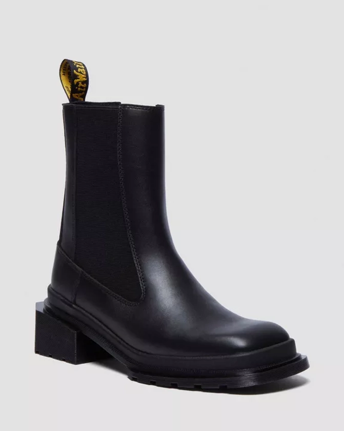 DR MARTENS Chelsea boots en cuir Maybole &agrave; bout carr&eacute;