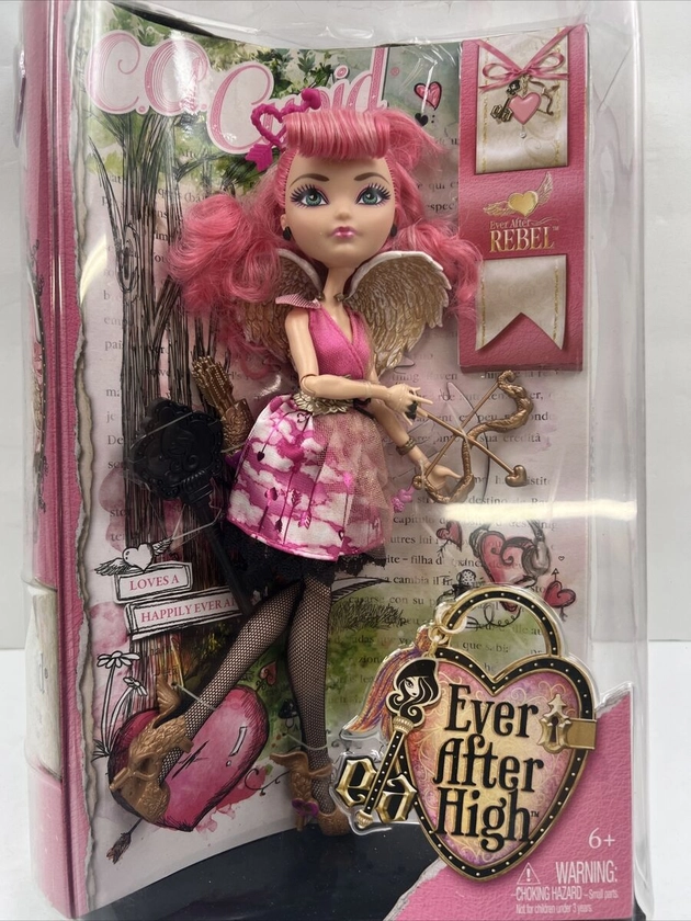 Ever After High C.A. Cupid Doll 2013 Daughter of Eros New in Box Mattel READ