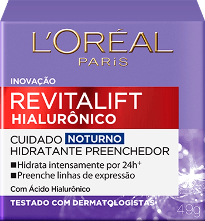 Revitalift Hialurônico Cuidados faciais Cuidado Noturno Hialurônico - L'Oréal Paris