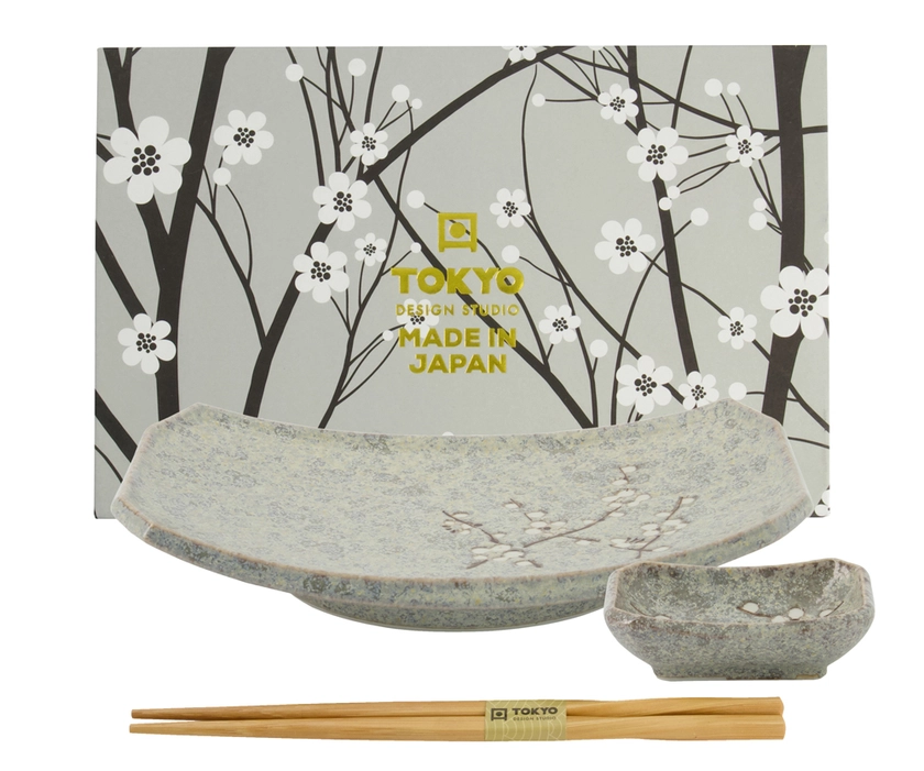 Tokyo Design Studio - Grey Soshun - Sushi Cadeauset - Japanse Traditie op je Eettafel.