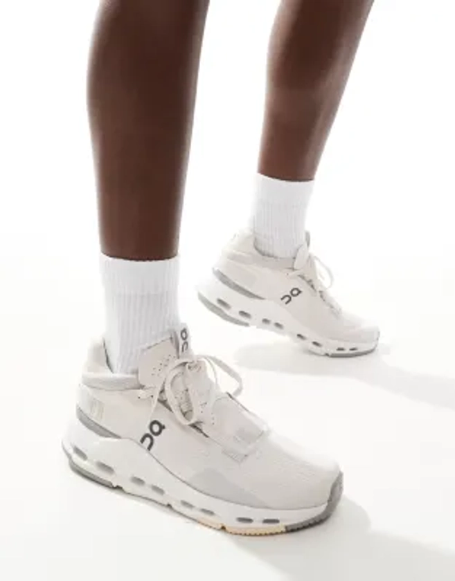 ON Cloudnova Form 2 all day trainers in all white | ASOS