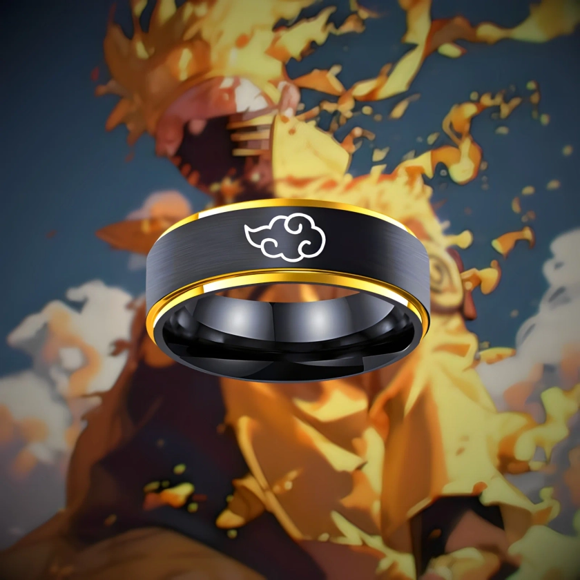 Titanium Naruto Ring
