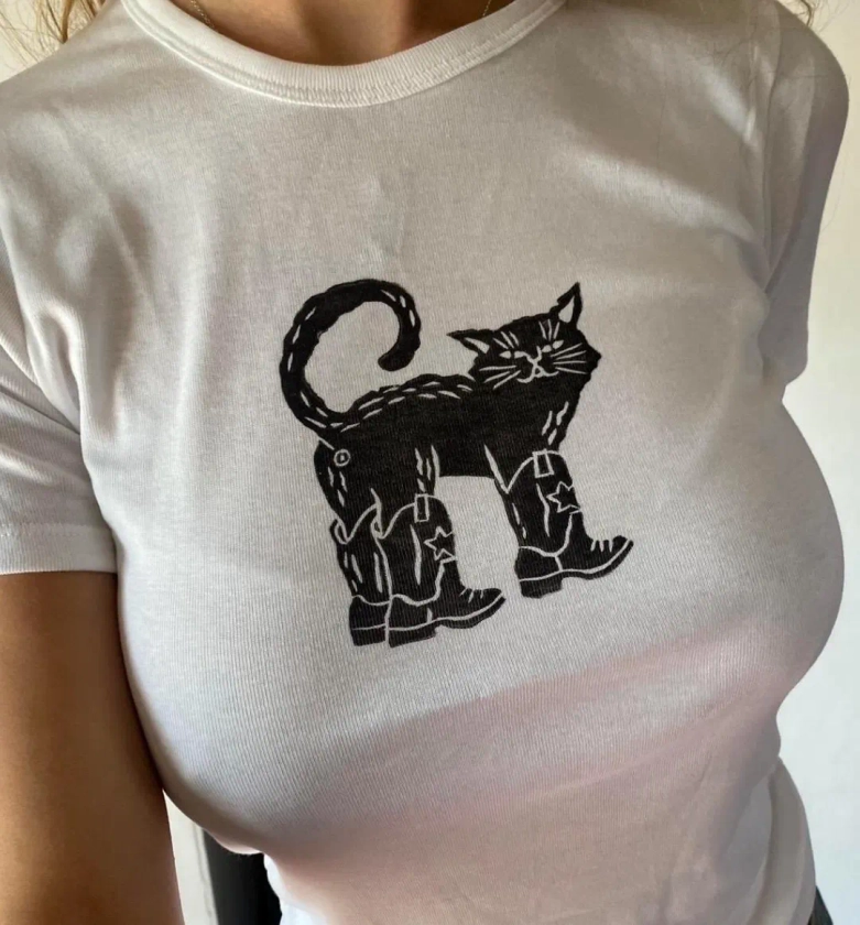 Hand Printed Baby Tee - Etsy UK