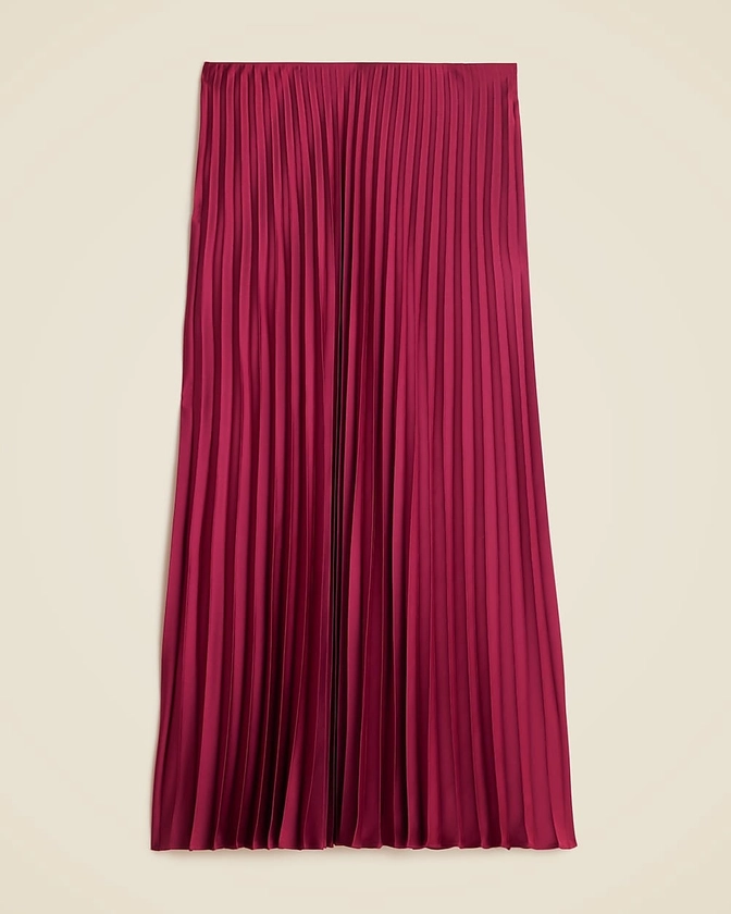 Gwyneth pleated slip skirt