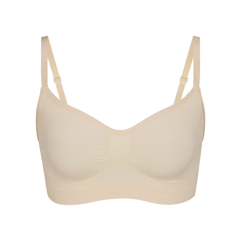 SEAMLESS SCULPT BRALETTE | SAND