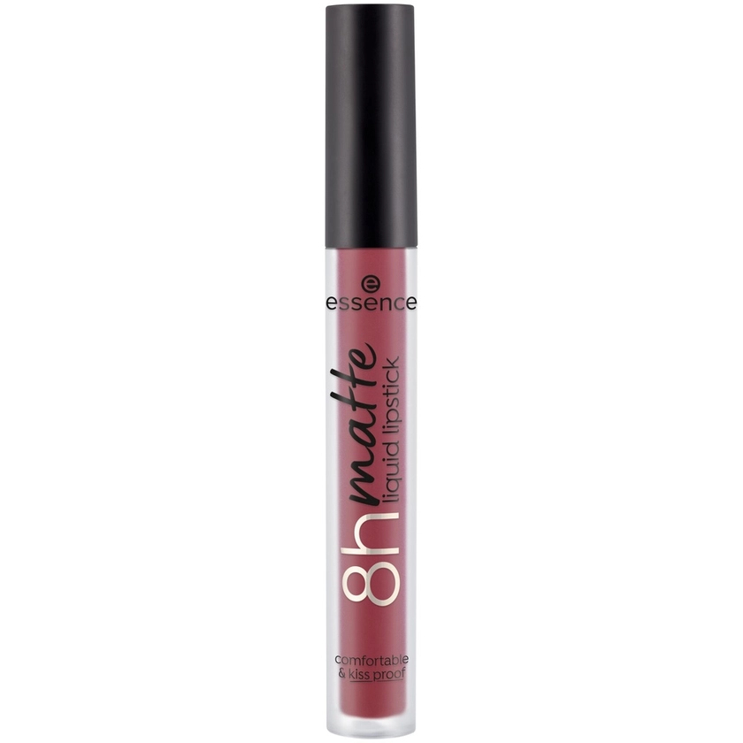 essence | 8h MATTE liquid lipstick rouge à lèvresliquide 08 Dark Berry Rouge à Lèvres - 08, Dark Berry, 2,5 ml - Rouge