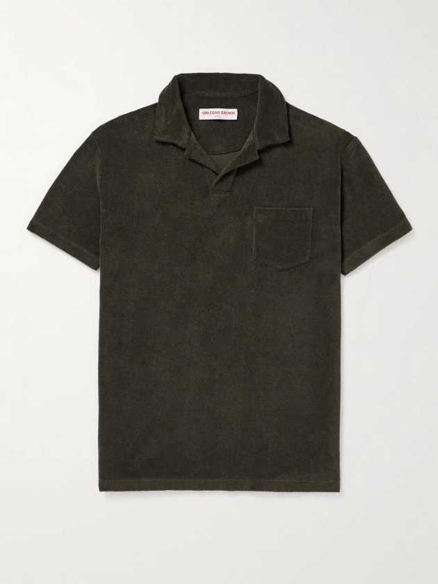 ORLEBAR BROWN Cotton-Terry Polo Shirt