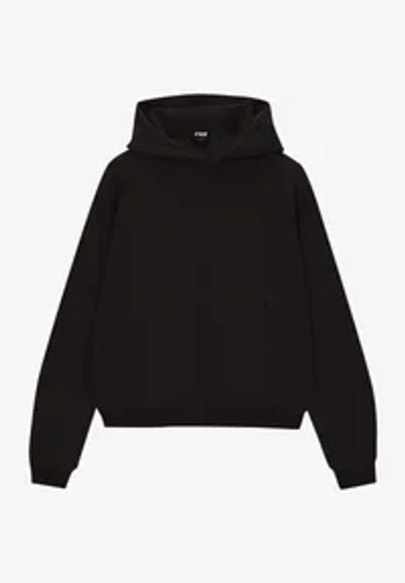 PULL&BEAR BOXY - Sweat à capuche - black/noir - ZALANDO.FR