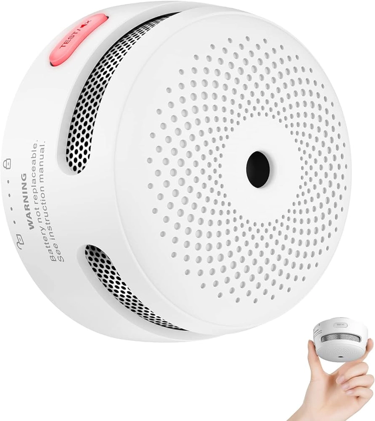 X-Sense Mini-Détecteur de Fumée avec 10 Ans d'Autonomie, Détecteur de Fumée Conforme à la Norme en 14604, Détecteur d'Incendie avec Capteur Photoélectrique, XS01, Lot de 1 : Amazon.fr: Bricolage