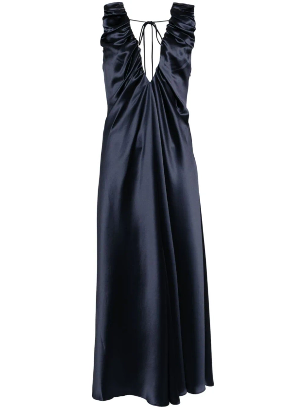 Acler Patterson Maxi Dress | Blue | FARFETCH AU