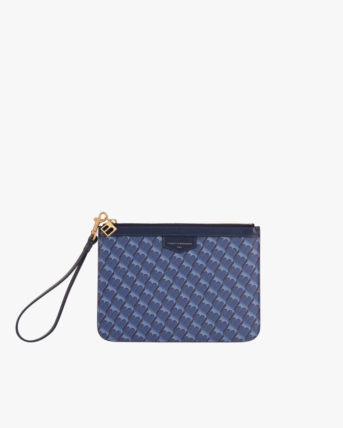 POCHETTE PM MONOGRAM- Bleu