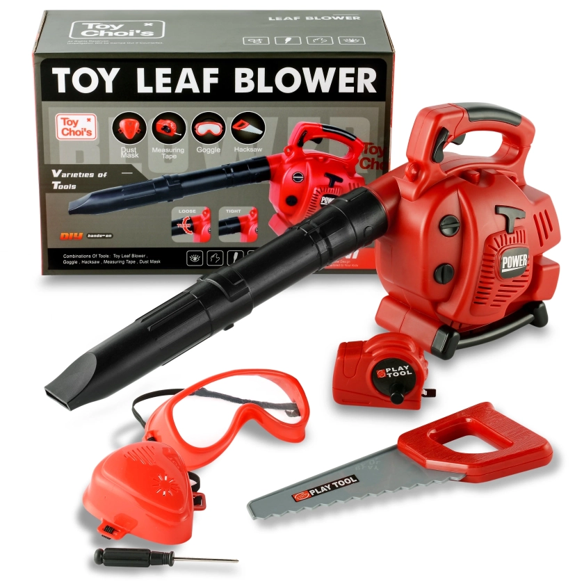 Kids Outdoor Toys, YCFUN Toy Leaf Blower for Kids Gardening, Pretend Play Plastic Toys for Boy Girl Toddler, Red