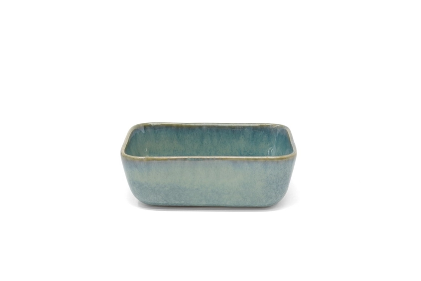 Glazed Ceramic Deep Sided Rectangular Bowl | Futon Company