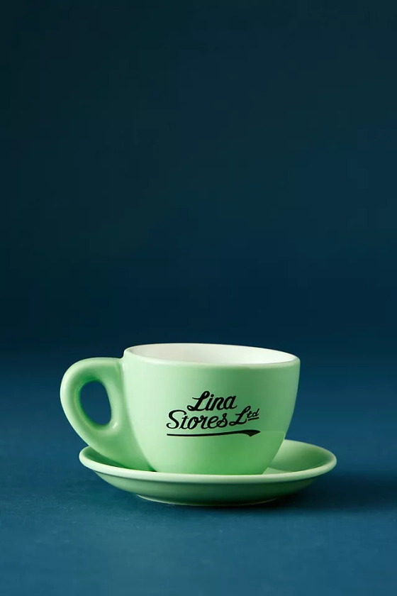 Lina Stores Espresso Cup & Saucer