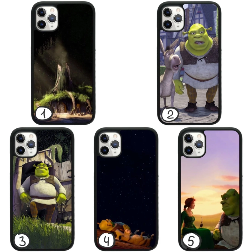 Shrek ~ Ogre ~ popular movie ~ fairy tale ~ phone case ~ iphone 11/13/14 pro ~ iphone 11/12/13 pro max