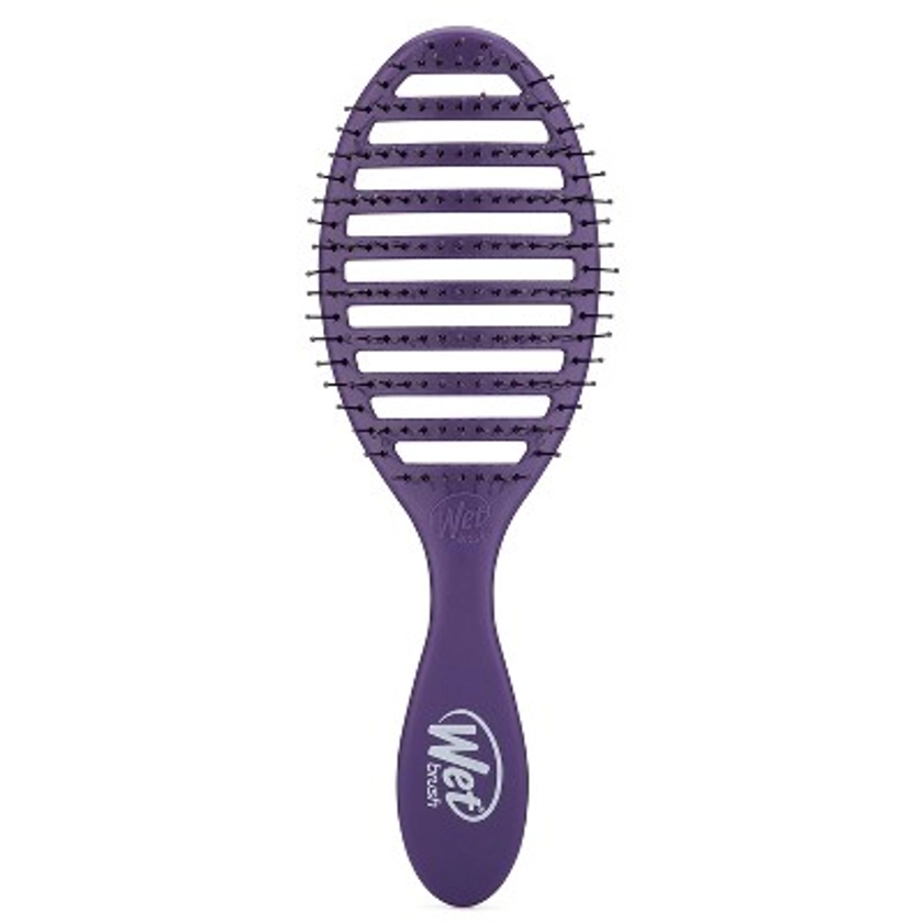Wet Brush Speed Dry Detangler Hair Brush for Quick Heat Drying Styles - Deep Lavendar