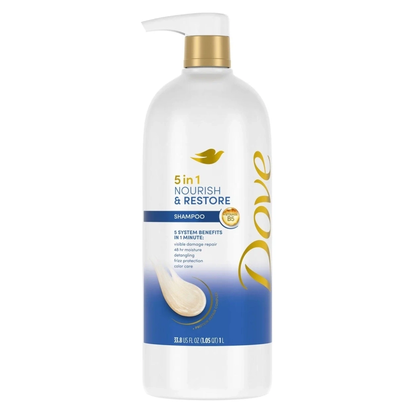 Dove Nourish and Restore 5-in-1 Shampoo (33.8 Fluid Ounce)