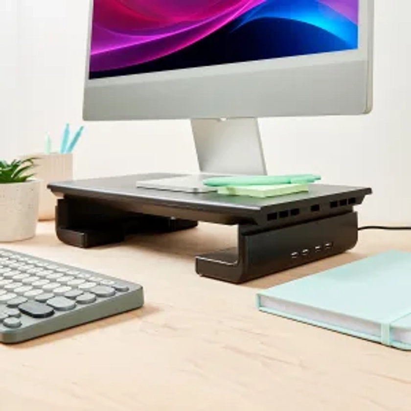 Monitor Stand with USB Hub