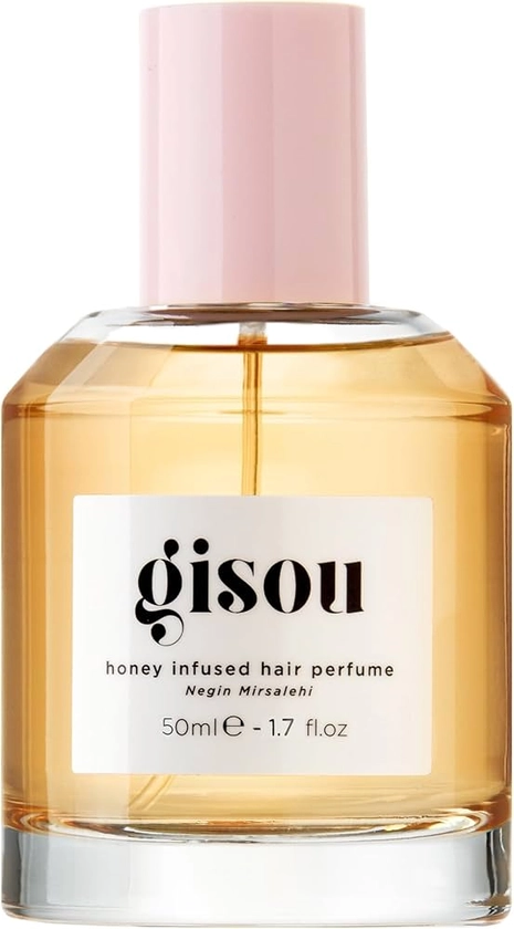 Gisou Honey Infused Hair Perfume, A Delicate Hair Fragrance with Sweet Notes of Honey Blended into Spring Florals, Nourishing and Hydrating Hair Shine Spray (1.7 fl oz)