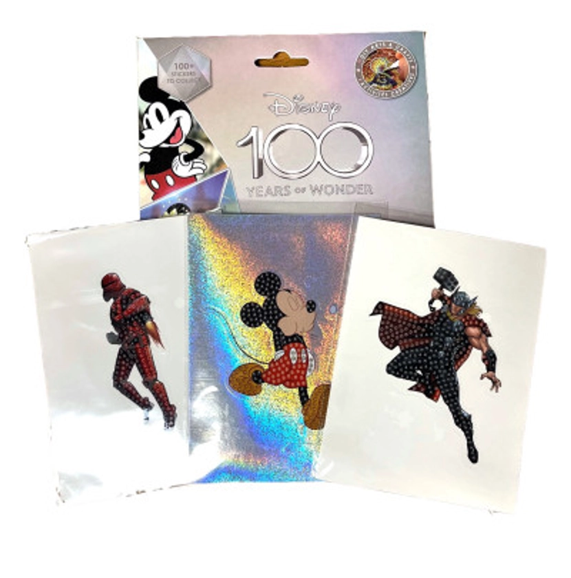 Disney 100 jaar Crystal Art blind bag met 3 stickers