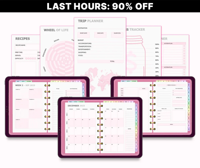 The All-Inclusive Digital Planner (90% OFF)