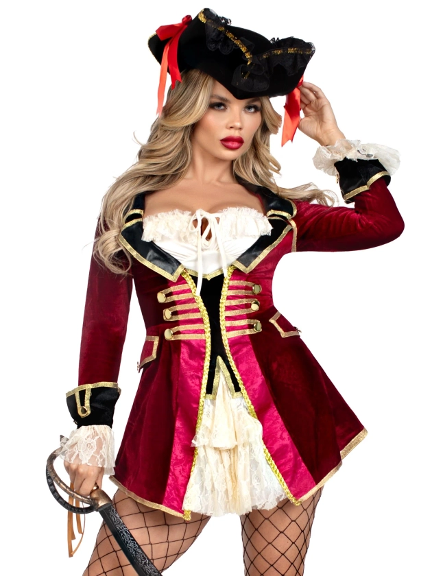 Captivating Captain Pirate Costume