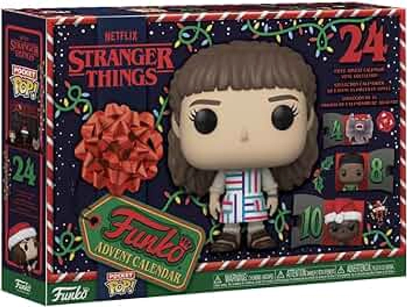 Funko Advent Calendar: Stranger Things 2024 - Calendrier de L'avent - 24 Jours de Surprise - Mini-Figurine en Vinyle à Collectionners - Boîte Mystère - Idée de Cadeau