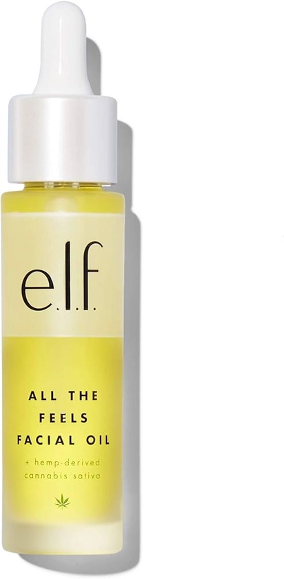 Amazon.com: e.l.f. SKIN All the Feels Facial Oil, Ultra-Hydrating Formula, Lightweight & Non-Greasy, Infused with Hemp Seed Oil, Vegan & Cruelty-Free, 1.01 Oz : Beauty & Personal Care