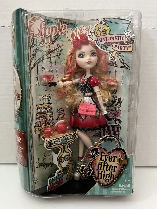 Ever After High Hat-Tastic Party Apple White Mattel Doll NRFB NEW