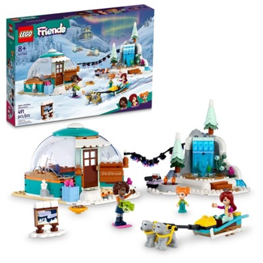LEGO Friends Igloo Holiday Adventure Winter Building Toy 41760