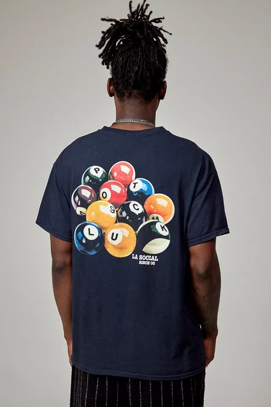 UO Black Pool Balls T-Shirt