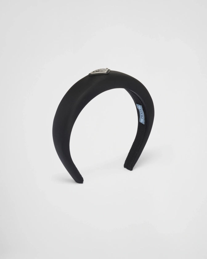 Black Re-nylon Headband | PRADA