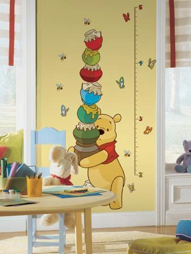 Winnie the Pooh - Pooh Peel & Stick Growth Chart