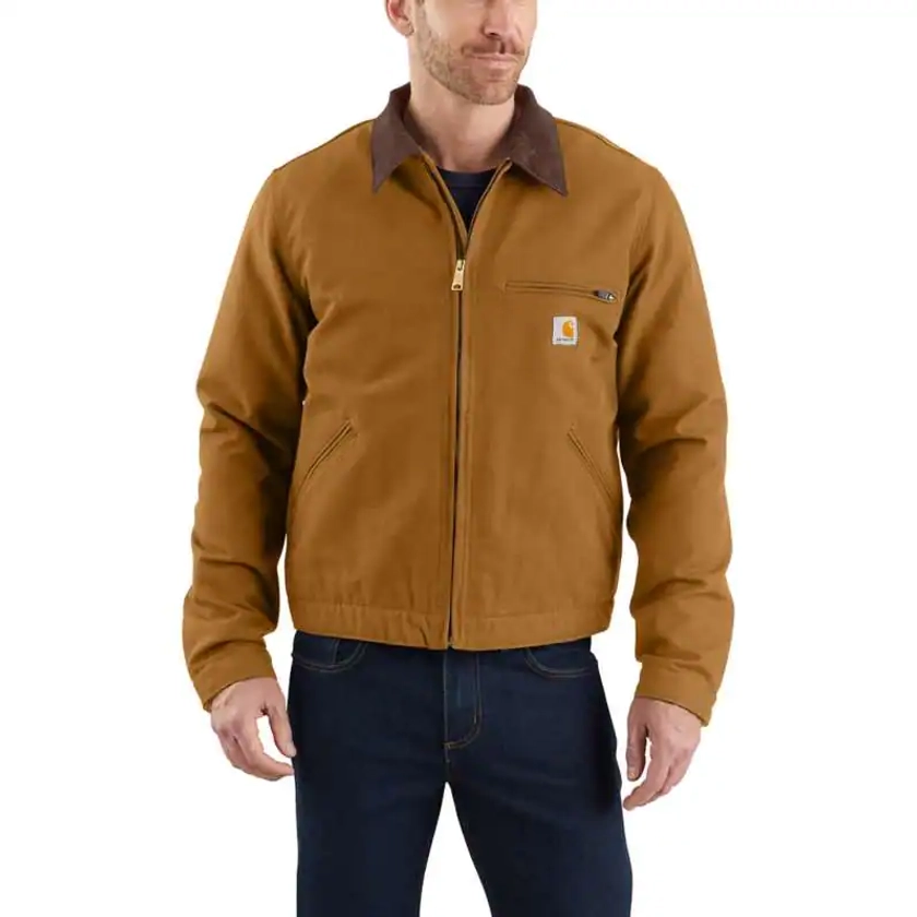 Men's Blanket-Lined Detroit Jacket - Relaxed Fit - Duck - 1 Warm Rating | REG | Carhartt