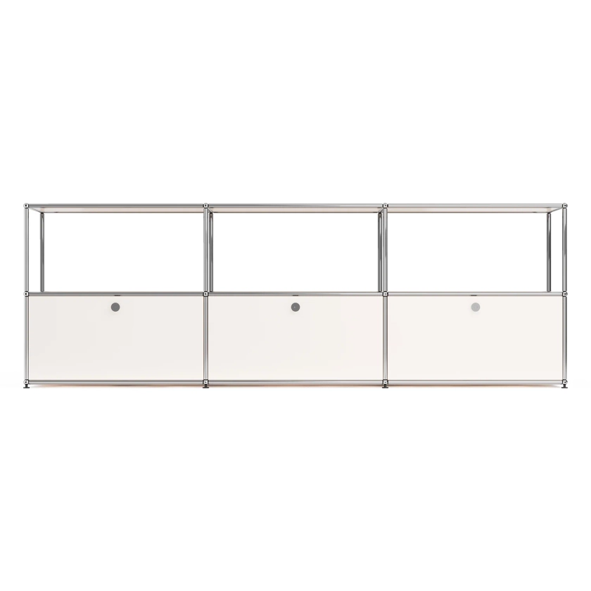 Cottinch Modern Storage Cabinet, Free-Standing Storge Organizer for Living Room, Bedroom,Decoration in Home Office,White - Walmart.com