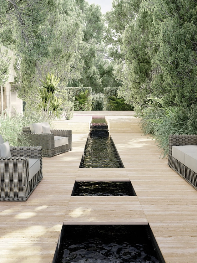 Travertino Beige Outdoor Porcelain - 900x600x20mm (Only 18m2 Left)