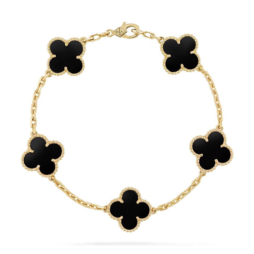 Bracelet Vintage Alhambra 5 motifs - VCARA41300 - Van Cleef & Arpels