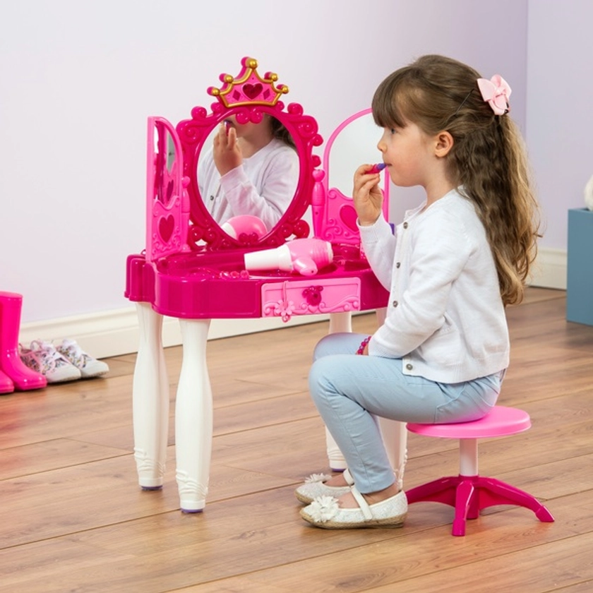 Kids Vanity Table with Lights and Sounds | Smyths Toys UK