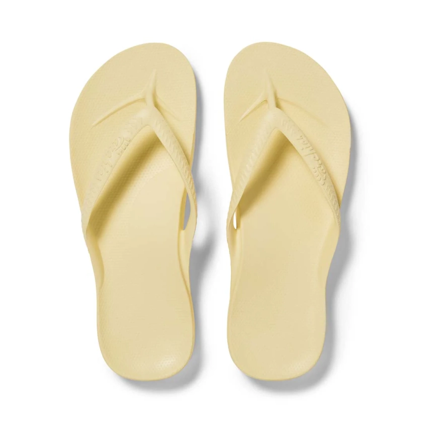 Arch Support Thongs - Classic - Lemon