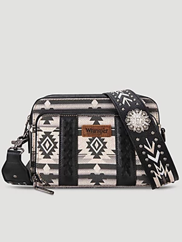 Southwest Print Belt Bag in Black