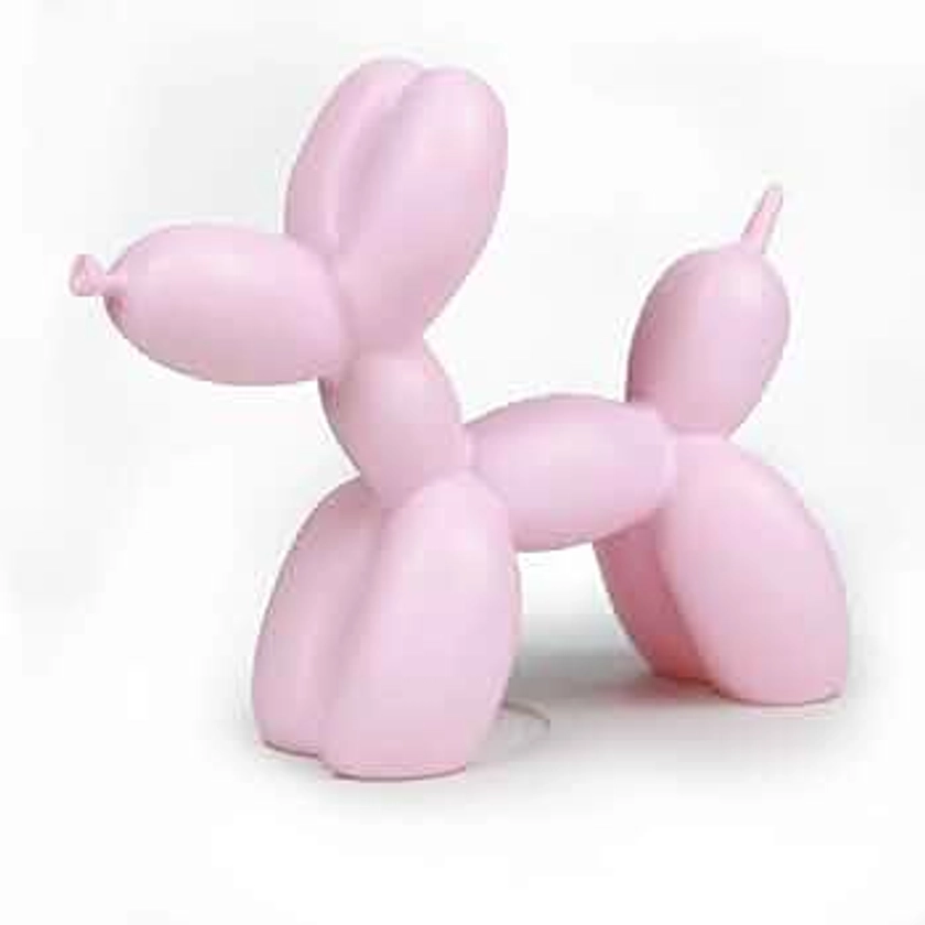 Balloon Dog Mini Art Animal Small Statue (Pink)