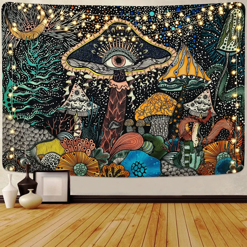 Psychedelic Tapestry Trippy Wall Hanging Mushroom Tapestries - Etsy Australia