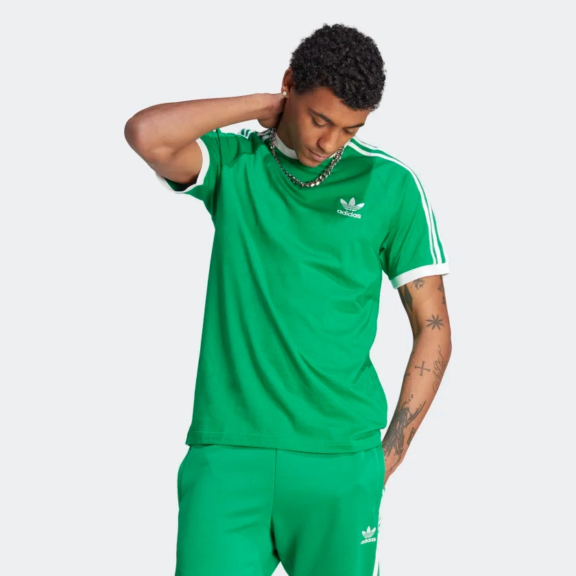 T-shirt 3 bandes Adicolor Classics - Vert adidas | adidas France