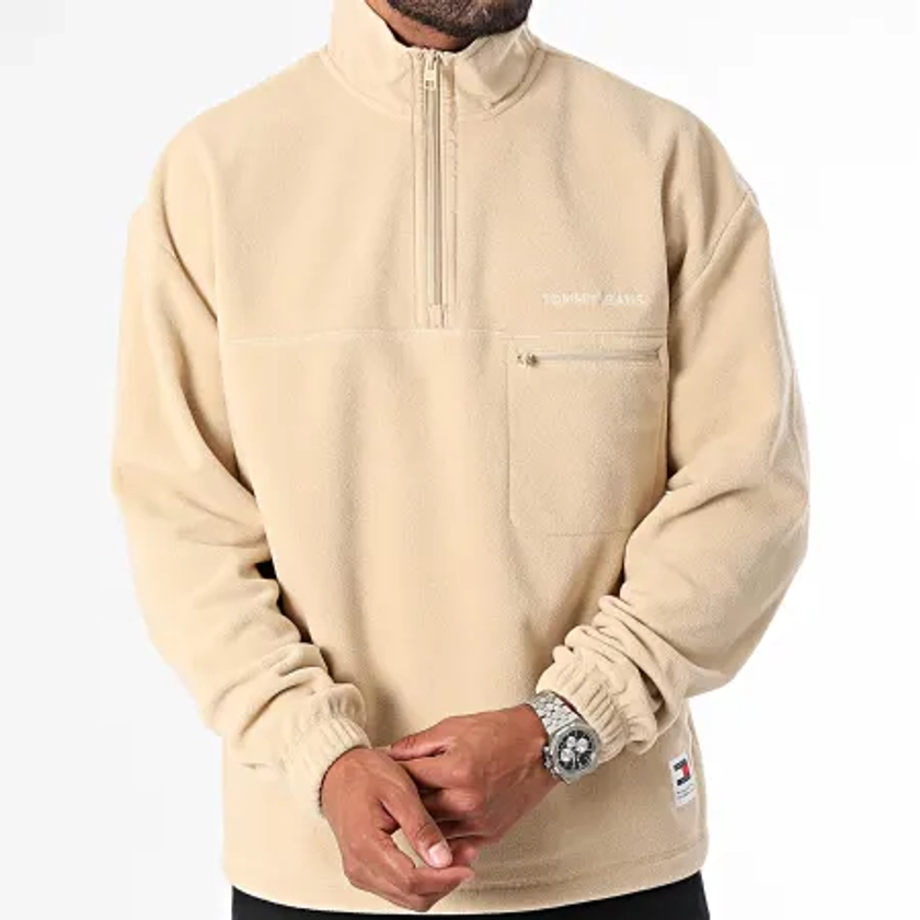 Sweat Zippé Classic 1/4 Zip Fleece 0506 Beige